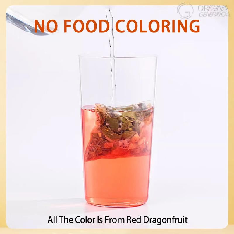 BOGO Halloween Limited Edition 2.0 Watermelon Oolong Tea (25% More Flavor) 2 Cartons 120G (1 Carton 6G×10Packs)×2 with Watermelon Dragon Fruit Apple Strawberry Real Fruit Inside